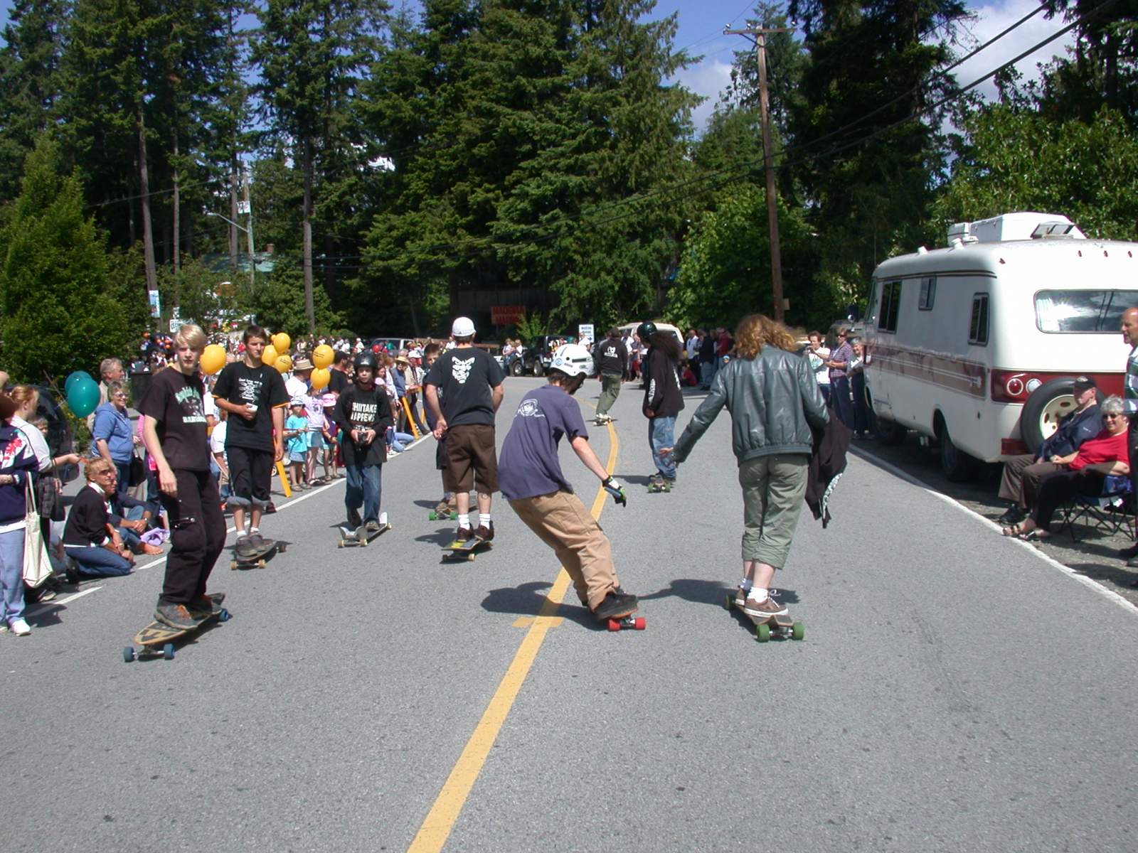 May Day Parade in Pender Harbour on COASTLONGBOARDING.COM